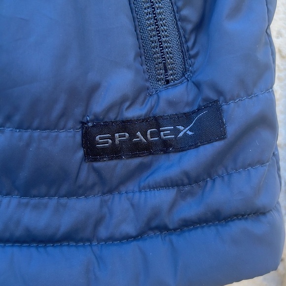 SpaceX Blue/Tan Reversible Vest Men'S Size M - Picture 4 of 10
